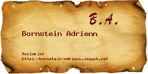 Bornstein Adrienn névjegykártya