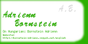 adrienn bornstein business card
